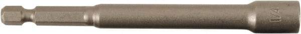 Wiha - 1/4" Magnetic Nutsetter - 1/4" Hex Drive, 4" OAL - Caliber Tooling