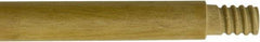 O-Cedar - 60 x 1" Wood Squeegee Handle - Threaded Connection, Tan - Caliber Tooling