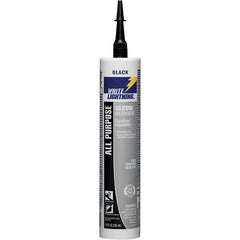 White Lightning - 10 oz Cartridge Black RTV Silicone Joint Sealant - -80 to 400°F Operating Temp, 30 min Tack Free Dry Time, 24 hr Full Cure Time - Caliber Tooling