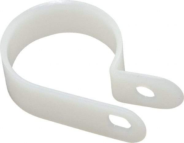 Value Collection - 27.28mm Bundle Diam, 0.181" Hole, Nylon Clamp - White - Caliber Tooling