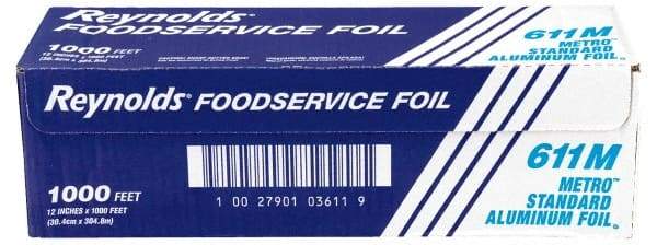 Reynolds - 12" Wide x 1,000' Long Aluminum Foil Roll - Use with Food Protection - Caliber Tooling