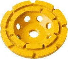 DeWALT - 7" Diam x 1-1/2" Thick, Surface Grinding Wheel - Diamond, Medium Grade, 8,700 Max RPM - Caliber Tooling