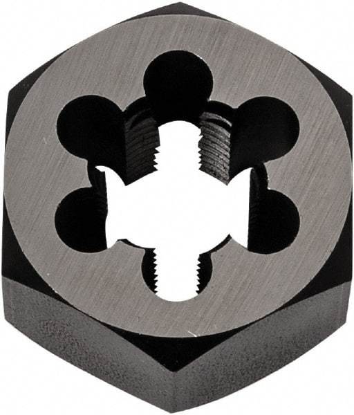 Union Butterfield - 1-14 UNS Thread, 1-13/16" Hex, Right Hand Thread, Hex Rethreading Die - Chromium Steel, 1" Thick, Series 2025 - Exact Industrial Supply