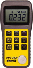 Phase II - 0.04" to 12" Measurement, 0.001" Resolution Electronic Thickness Gage - Accurate up to 0.0015" - Caliber Tooling