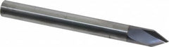 Niagara Cutter - 1/4" Diam 2 Flute Single End Solid Carbide Chamfer Mill - Caliber Tooling