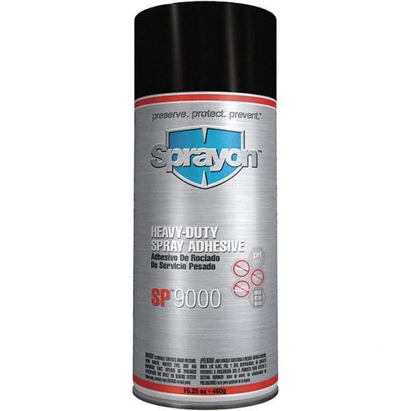 Krylon - 16.25 oz Aerosol White Spray Adhesive - High Tack, 170°F Heat Resistance, High Strength Bond, Flammable, Series SP9000 - Caliber Tooling