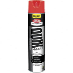 Krylon - 25 fl oz Red Marking Paint - 35 to 71 Sq Ft Coverage, Solvent-Based Formula - Caliber Tooling