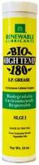 Renewable Lubricants - 14 oz Cartridge Biobased Extreme Pressure Grease - Green, Extreme Pressure & High Temperature, 285°F Max Temp, NLGIG 2, - Caliber Tooling