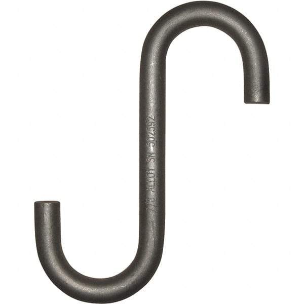 Peerless Chain - Trade Size 5/16", 3/4" Opening, Alloy Steel Shot Blasted/Rust Inhibitor S-Hook - 325 Lb Capacity, 0.31" Wire, 2-3/4" OAL - Caliber Tooling