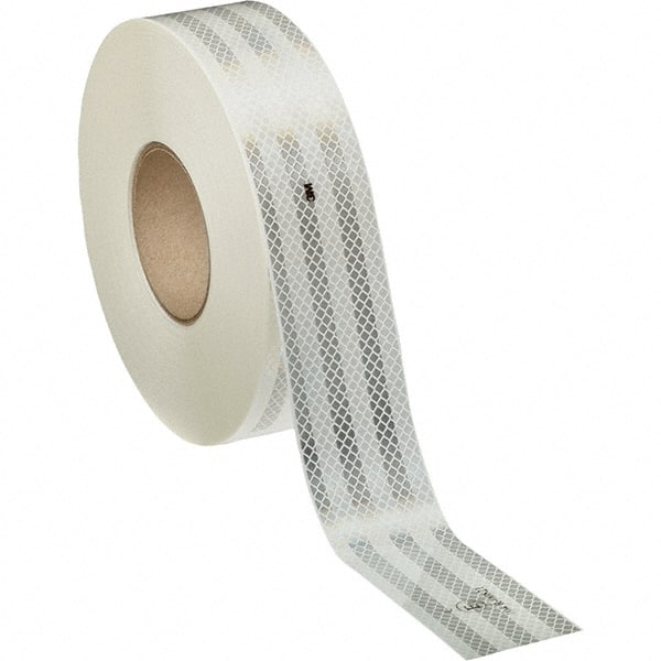 150 Yd x 2″ Pressure Sensitive Adhesive DOT Conspicuity Tape Pressure Sensitive Adhesive, White, DOT C-2