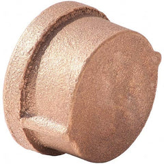 Merit Brass - Brass & Chrome Pipe Fittings Type: Cap Fitting Size: 3 - Caliber Tooling