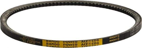 Bando - Section 3VX, 3/8" Wide, 106" Outside Length, V-Belt - Rubber Compound, Black, Narrow Cogged, No. 3VX1060 - Caliber Tooling