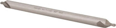 Hertel - #4-1/2 Plain Cut 60° Incl Angle High Speed Steel Combo Drill & Countersink - Caliber Tooling