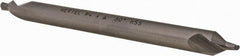 Combo Drill & Countersink: #4, 5/16″ Body Dia, 118 ™, High Speed Steel Bright (Polished) Finish, 1/8″ Point Dia, 1/8″ Point Length, 4″ OAL