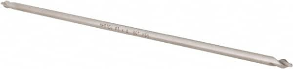 Hertel - #1 Plain Cut 60° Incl Angle High Speed Steel Combo Drill & Countersink - Caliber Tooling