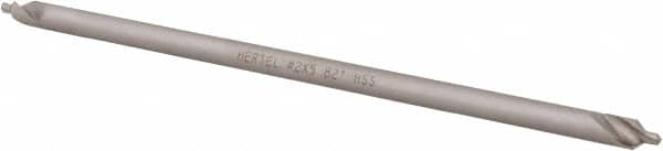 Hertel - #2 Plain Cut 82° Incl Angle High Speed Steel Combo Drill & Countersink - Caliber Tooling