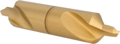 Hertel - #7 Plain Cut 90° Incl Angle High Speed Steel Combo Drill & Countersink - Caliber Tooling