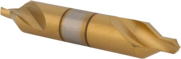 Hertel - #5 Plain Cut 90° Incl Angle High Speed Steel Combo Drill & Countersink - Caliber Tooling