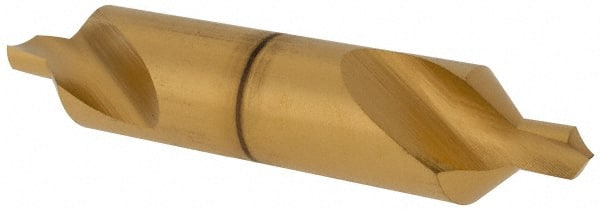 Hertel - #7 Plain Cut 82° Incl Angle High Speed Steel Combo Drill & Countersink - Caliber Tooling