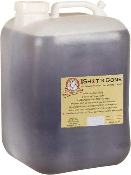 Bare Ground Solutions - 5 Gallon pail of 1 Shot Mold Inhibiting Coating - Moisture activated mold/mildew, algae, fungus prevention coating  It has zero VOC's and uses a low concentration of EPA registered chemicals. - Caliber Tooling