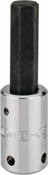 Proto - 1/2" Drive, 9/16" Hex Bit Socket - 3-5/8" OAL, 1-7/8" Bit Length, Tethered - Caliber Tooling