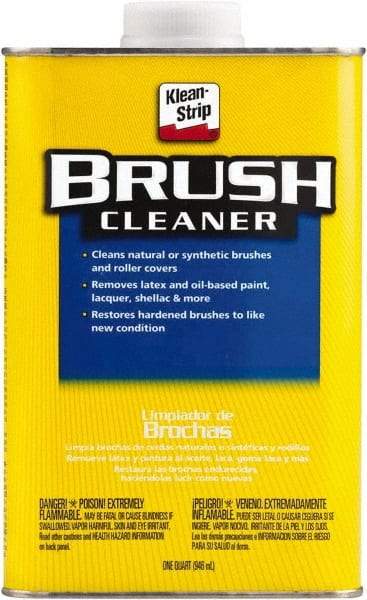 Klean-Strip - 1 Qt Brush Cleaner - 24 gL VOC Content, Comes in Metal Can - Caliber Tooling