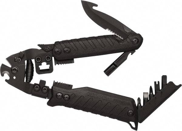 Gerber - 13 Piece, Cable/Communications Multi-Tool Set - Black, 7-1/2" OAL - Caliber Tooling