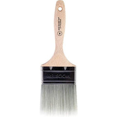 Wooster Brush - 3" Flat Synthetic Varnish Brush - 2-15/16" Bristle Length, 5.81" Wood Beavertail Handle - Caliber Tooling