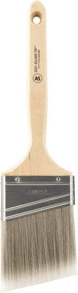 Wooster Brush - 3" Angled Synthetic Sash Brush - 2-15/16" Bristle Length, 7.13" Wood Fluted Handle - Caliber Tooling