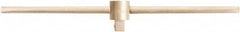 Ampco - 1/2" Drive Socket Sliding T-Handle - 12" OAL, Aluminum Bronze Finish - Caliber Tooling