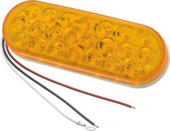 Peterson - Amber Type 1 LED Strobe Lights - LED, 0.67 Amp, 8 Watt, 12 Volt, 6-1/2" Long - Caliber Tooling
