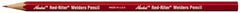 Markal - Red Welders Pencil - Sharpen with Pencil Sharpener Tip - Caliber Tooling