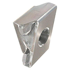 Iscar - LNMT1506 HT Grade DT7150 Carbide Milling Insert - Al2O3/TiAlN Finish, 0.5484" Thick, 0.8mm Corner Radius - Caliber Tooling