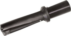 Kyocera - 3.54" Max Drill Depth, 3xD, 30mm Diam, Indexable Insert Drill - 2 Inserts, 1" Shank Diam, Whistle Notch Shank - Caliber Tooling