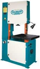 Clausing - 28 Inch Throat Capacity, Variable Speed Pulley Vertical Bandsaw - 50 to 5200 SFPM, 3 HP, Three Phase - Caliber Tooling