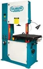 Clausing - 20 Inch Throat Capacity, Variable Speed Pulley Vertical Bandsaw - 50 to 5200 SFPM, 3 HP, Three Phase - Caliber Tooling