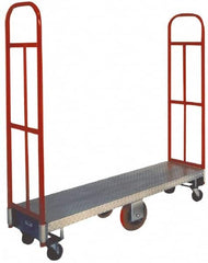 Win-Holt - 2,000 Lb Capacity Aluminum Warehouse Truck - Aluminum Tubular Deck, 22" OAW - Caliber Tooling