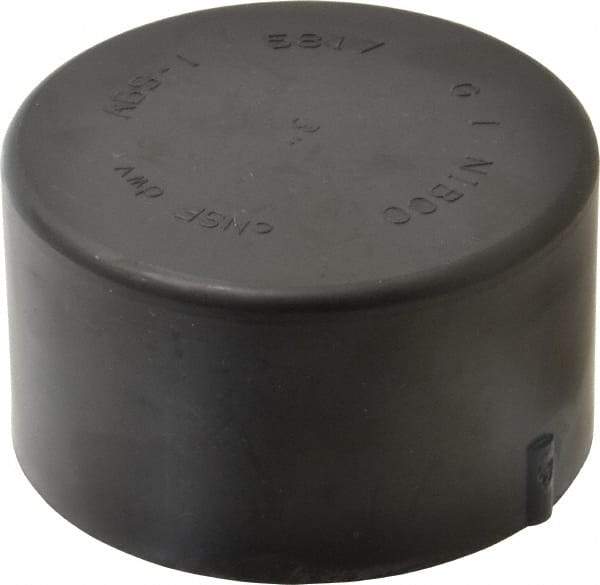 NIBCO - 3", ABS Drain, Waste & Vent Pipe End Cap - Hub - Caliber Tooling