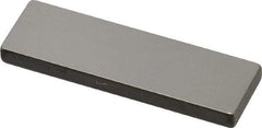 Mitutoyo - 0.1002" Rectangular Steel Gage Block - Accuracy Grade 0, Includes Certificate of Inspection - Caliber Tooling