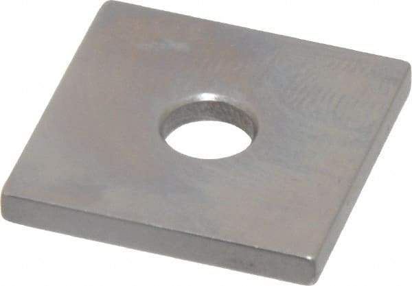 Mitutoyo - 0.11" Square Steel Gage Block - Accuracy Grade 0, Includes Certificate of Inspection - Caliber Tooling