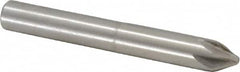 Interstate - 1/4" Head Diam, 1/4" Shank Diam, 6 Flute 60° Cobalt Countersink - Caliber Tooling