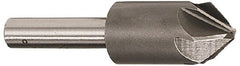 M.A. Ford - 7/8" Head Diam, 1/2" Shank Diam, 6 Flute 60° High Speed Steel Countersink - Caliber Tooling