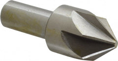 Interstate - 1-1/4" Head Diam, 3/4" Shank Diam, 6 Flute 82° Cobalt Countersink - Exact Industrial Supply