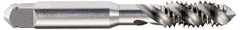 Hertel - 7/16-20 UNF 3 Flute Plug Spiral Flute Tap - High Speed Steel, Oxide Finish, 3-5/32" OAL, Right Hand Flute, Right Hand Thread, H3 - Caliber Tooling