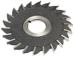 Keo - 4" Diam x 3/4" Width of Cut, 24 Teeth, High Speed Steel Side Milling Cutter - Straight Teeth, Uncoated - Caliber Tooling