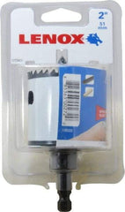 Lenox - 2" Diam, 1-9/16" Cutting Depth, Hole Saw - Bi-Metal Saw, Toothed Edge - Caliber Tooling