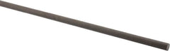 Made in USA - 4' Long, 1/4" Diam, Acetal (PTFE-Filled) Plastic Rod - Brown - Caliber Tooling