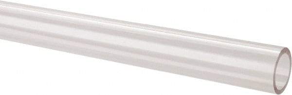 Made in USA - 1 Inch Outside Diameter x 6 Ft. Long, Plastic Round Tube - Acrylic - Caliber Tooling