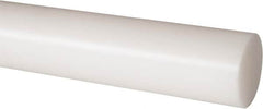 Made in USA - 8' Long, 1-3/4" Diam, Nylon 6/6 Plastic Rod - Natural (Color) - Caliber Tooling