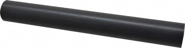 Made in USA - 1' Long, 1-1/2" Diam, Nylon 6/6 Plastic Rod - Black - Caliber Tooling